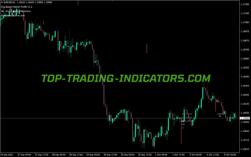 Day Trader Market Profile MT4 Indicator
