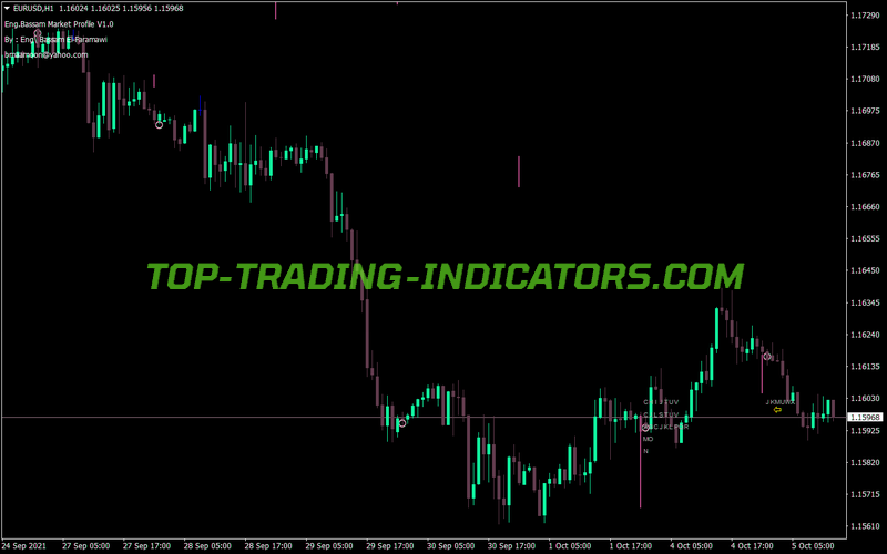 Day Trader Market Profile Indicator