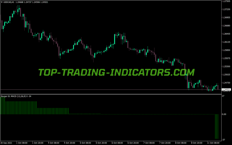 Macd Burger Multi Time Frame MT4 Indicator