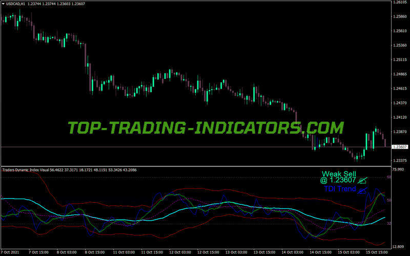 Traders Dynamic Index Alert Indicator